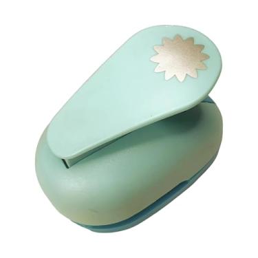 Imagem de UGPLM Perfurador de Papel Portátil Multiuso para Artesanato em Papel, Ideal para Cartões de Aniversário, Sacolas de Presente e Embalagens de Festas, Girassol