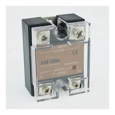 Imagem de ASH-25DA monofásico DC para AC 25A 480VAC relé de estado sólido 25DA SSR