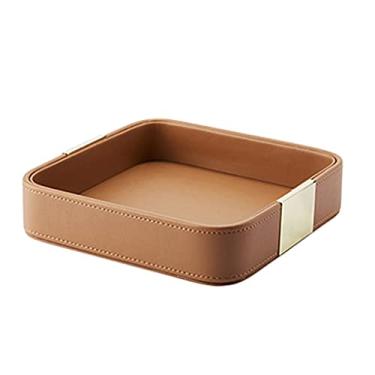 Imagem de Organizador de manobrista, bandeja organizadora de cabeceira, mesa de entrada, para chaveiro, carteira, moeda, joias, telefone, penteadeira, para homens e mulheres, presente de aniversário de Ação de