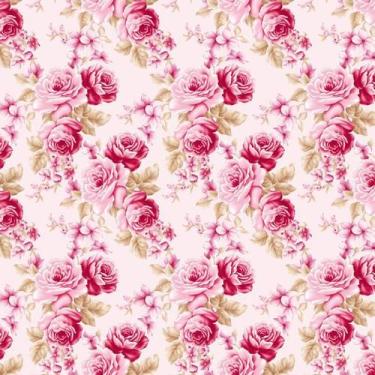 Imagem de Papel De Parede Rosas Vermelhas Adesivo Sala Quarto Cozinha - LRP