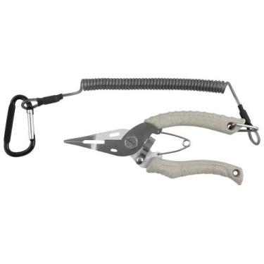 Imagem de Alicate De Pesca Multifuncional Albatroz C/ Cordão Segurança e Mosquet