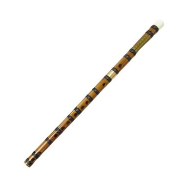 Imagem de Flauta de bambu Vintage E Tuned Flute Linha Preta é adequada para iniciantes praticarem profissionalmente tocando um instrumento de sopro de madeira