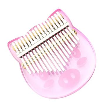 Imagem de Piano de polegar Kalimba acrílico de 21 teclas, portátil, instrumento nacional africano, adequado para iniciantes