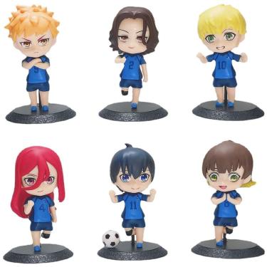 Imagem de Coleção Figure Toy, modelo 6 peças, Blues Locks Anime, 9-10 cm