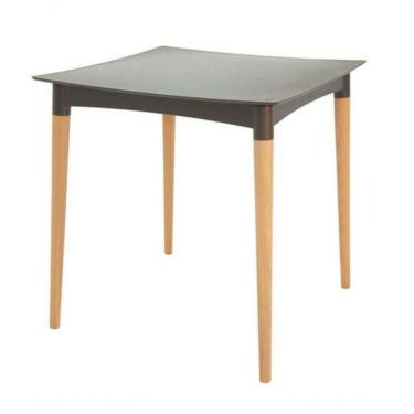 Imagem de Mesa Tramontina Diana Marrom Com Pernas De Madeira