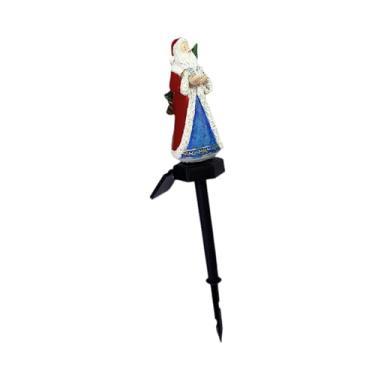 Imagem de RNXRZANK Luminária Solar de Natal para Jardim, com Figura de Papai Noel, Ideal para Decoração de Gramados, Parques, Quintais E Entradas de Garagem Durante As F, Estilo C