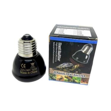 Imagem de Lâmpada Cerâmica Aquecedor 110v 220v Repteis E Aves - Kalango, 75W