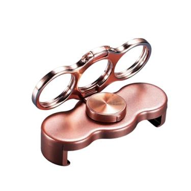 Imagem de KiBcsLic Suporte de anel para celular, rotação de 360 ​​graus, ideal para academia, escritório e casa. Acessório para smartphone, leve, dobrável e, Rosa Dourada