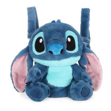 Imagem de Mini Mochila 3D de Costas - Pelúcia - Disney Stitch - Luxcel