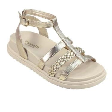 Imagem de Sandalia Pampili Olivia Dourado 033