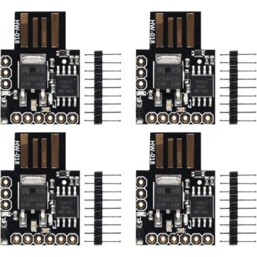 Imagem de 4 peças Digispark Kickstarter Attiny85 Placa de desenvolvimento micro USB geral para Arduino