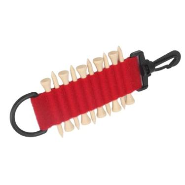 Imagem de Generic Suporte para Camisetas de Golfe, Capacidade Multifuncional para Armazenamento de Camisetas de Golfe, Design de Gancho Com 10 de para Jogos de (Vermelho)