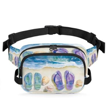 Imagem de Pochete colorida de arte de caminhão para mulheres e homens com alça ajustável, bolsa transversal, bolsa de peito, bolsa de bumbum, Cor 21