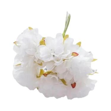 Imagem de 18 Peças De Flores Artificiais De Cravo De Seda Para Decoração De Nata