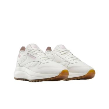 Imagem de Reebok Tênis feminino clássico de couro Sp Extra, Giz/lilás cinza/Reebok Lee 5, 40