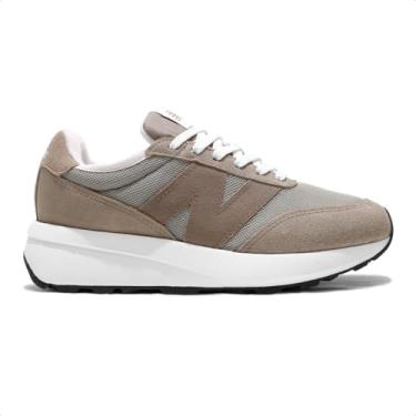 Imagem de Tênis New Balance 370v1 Unissex (Marrom/Cinza, BR, Adulto, Numérico, 38)