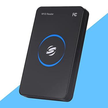 Imagem de Luqeeg Leitor de Cartão USB HF RFID IC Sem Contato Inteligente, Fácil Instalação e Uso, Transmissão de Dados Confiável, Adequado para Sistemas de Controle de Acesso