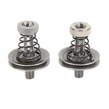 Imagem de Naroote Conjunto de Regulador de Tensão de Linha de Máquina de Costura de Aço Inoxidável de 2 Peças Conveniente para Máquinas de Costura de Barra Industrial, 1,4 X 0,4 pol. para de Conserto de Sapatos Antigos