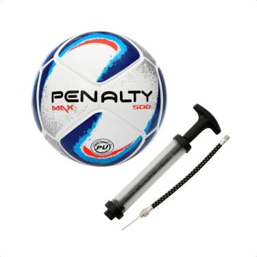 Imagem de Kit Bola Oficial Futsal Penalty Max 500 Termotec + Bomba-Unissex