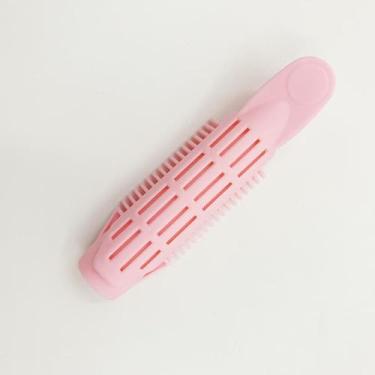 Imagem de Conjunto de clipes para pentear volume de raiz fofa, 5 peças de rolos de ondulação preguiçosa para elevação natural e arranjo diário de cabelo, rosa