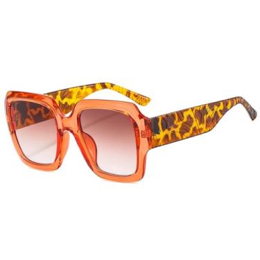 Imagem de Óculos de Sol UV400 - Armação Grande em Cores Candy com Degradê para Homens e Mulheres, Ideais para Esportes ao Ar Livre, Corrida e Ciclismo, 01