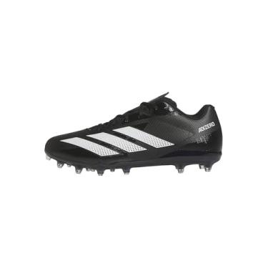 Imagem de adidas Adizero Electric.2 Tênis de futebol americano masculino, preto/branco/preto, 45, Preto/branco/preto, 46