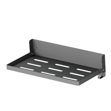 Imagem de ＫＬＫＣＭＳ Prateleira de parede dobrável, decoração versátil para parede com ganchos, prateleira de armazenamento para figuras, frascos de temperos, artigos de