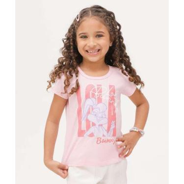 Imagem de Camiseta Infantil Lola Looney Tunes Tam 4 a 10-19005, 8, Rosa