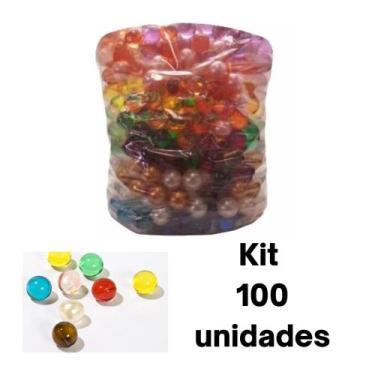 Imagem de Kit Bolinhas Explosivas Lubrificante Perfumadas para Massagem com 100 