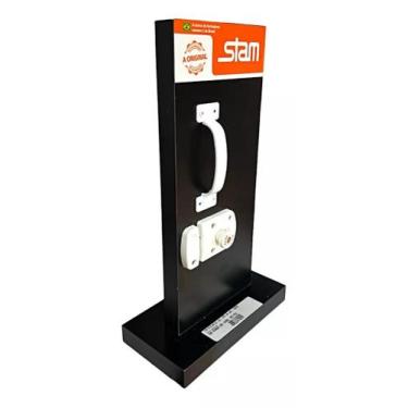 Imagem de Fechadura Porta Banheiro Vestiário Livre Ocupado com 2 Puxadores em me