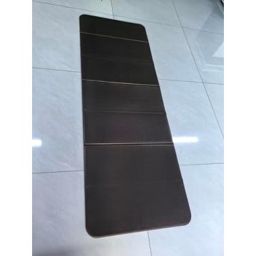 Imagem de PAIDU Tapete de ioga fitness dobrável | 2/12.7 cm (10 mm) extragrosso | TPE antiderrapante certificado SGS | 193 x 66 cm extra longo | Loja portátil e fácil | para ioga, pilates, academia em casa e
