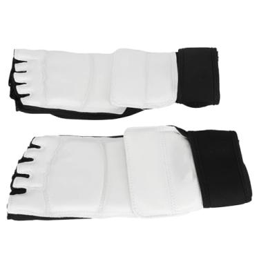 Imagem de SPYMINNPOO Suporte de Tornozelo para Proteção de Pés Taekwondo para Crianças Adultas, Proteção para Pés de Treinamento para Academia de Kickboxing, Material PU Macio Resistente Ao Desgaste, 2 Peças