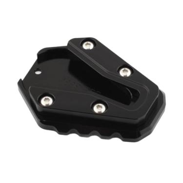 Imagem de Generic Placa de extensão do suporte lateral, extensão da placa do descanso lateral da motocicleta, apoio para o pé descanso lateral, Preto