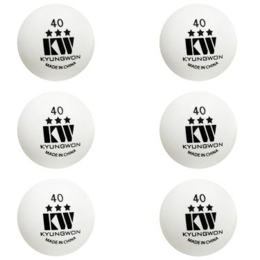 Imagem de Bola Ping Pong Tênis De Mesa C/6 3 Estrelas-Unissex