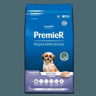 Imagem de Ração Premier Raças Específicas Shih Tzu Cães Filhotes Frango 2,5kg