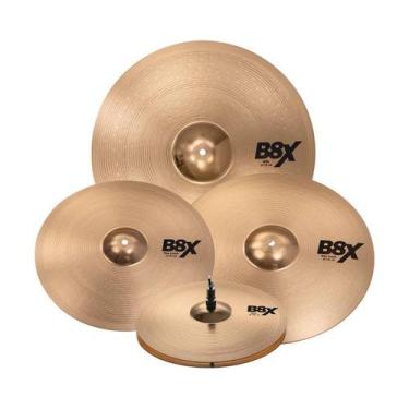 Imagem de Kit prato sabian 8bx 14hh 16cr 18tcr 20r 45003xg