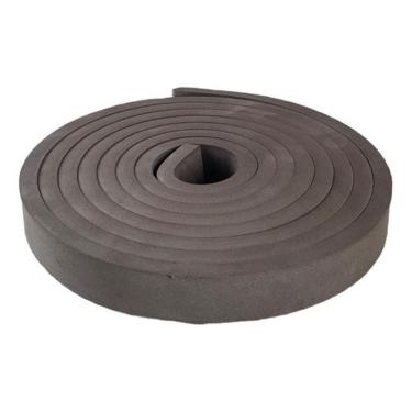 Imagem de Eva Rodape Acabamento Ripado 2Cm Autocolante Marrom 2,5M