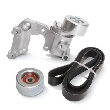 Imagem de Kit de componentes tensores de correia de transmissão 89374 compatível com Toyota Camry Highlander Rav4 Avalon Sienna Venza, compatível com Lexus Es350 Rx350, 3.5L V6, 1662031011, 36173, 7PK1550