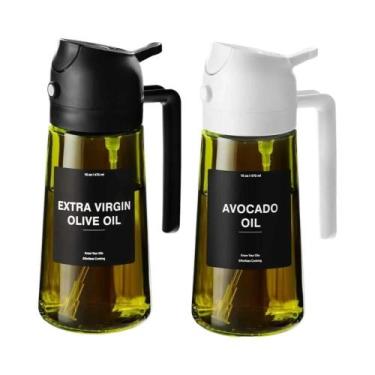 Imagem de Dispensador De Azeite De 16oz Com Spray Para Cozinhar, Air Fryer, Sala