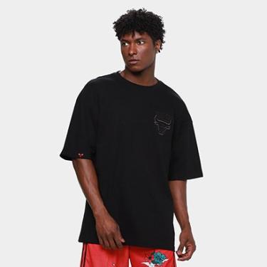 Imagem de Camiseta NBA Mitchell & Ness Faux Emboss Masculina-Masculino