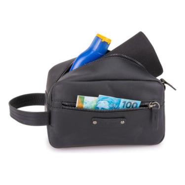 Imagem de Necessaire Masculina Couro 100% Legítimo Organizador De Mala - Ello Gr