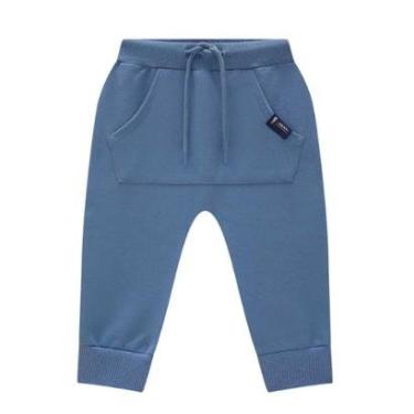 Imagem de Calça Jogger Moletom Sport Infantil Menino Onda Marinha-Masculino