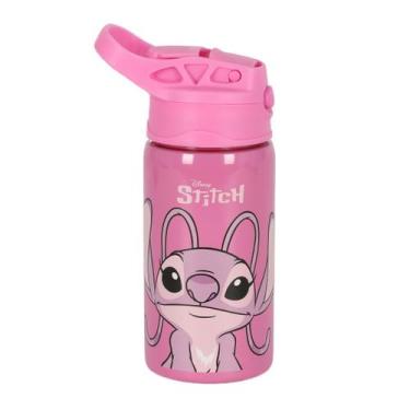 Imagem de Garrafa Termica Com Canudo Stitch Rosa - Luxcel