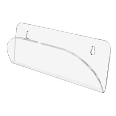 Imagem de YIJU Suporte de parede transparente para skate, organizador de longboard, expositor para quarto ou garagem.
