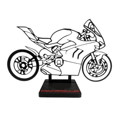 Imagem de Escultura Decorativa Moto Panigale Mesa Design Esportivo