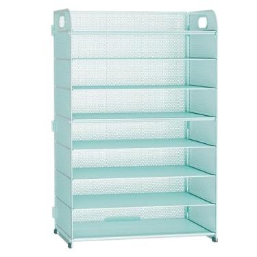 Imagem de Escritório Cesto de mesa para armazenamento arquivos grande capacidade, revistas e outros materiais Organizador de mesa