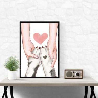 Imagem de Quadro Clinica Veterinária 24X18Cm - Com Vidro