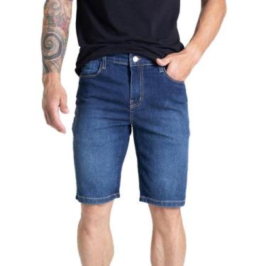Imagem de Bermuda Jeans Sawary - 282136 - Azul 40, Azul, 40