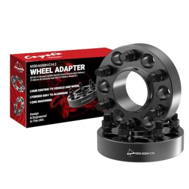 Imagem de Wheel Accessories Parts 2 peças de adaptadores de espaçadores de roda de 3,8 cm 6 em 5,50 77,8 mm cubo de furo centrado 14 mm 1,50 porcas 6 x 5,50 139,7 mm M14 x 1,5 pinos para Ram 1500 2016+ Nissan Titan Armada