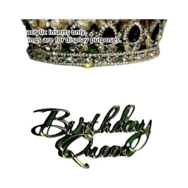 Imagem de Topo De Bolo De Aniversário Para Meninas Em Acrílico, Decoração De Fel